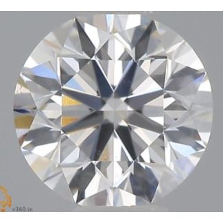 0.5 Carat Round G VS2 EX GIA Natural Diamond