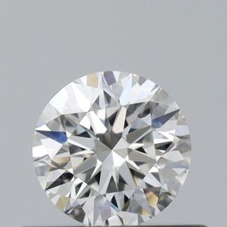 0.35 Carat Round H IF EX GIA Natural Diamond