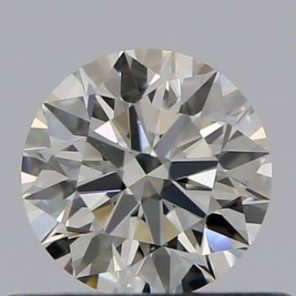 0.40 Carat Round J VVS1 EX GIA Natural Diamond