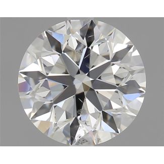 1.00 Carat Round G SI1 EX GIA Natural Diamond