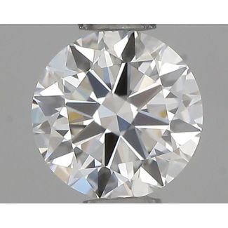 0.5 Carat Round F VVS1 VG EX IGI Natural Diamond