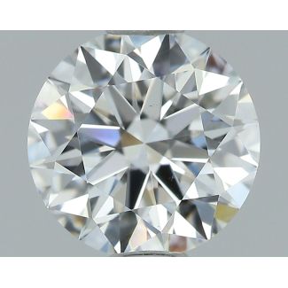 0.86 Carat Round E VS1 EX GIA Natural Diamond