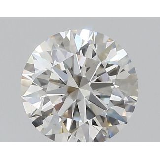 0.6 Carat Round H VS2 EX GIA Natural Diamond