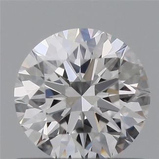 0.62 Carat Round D VVS1 EX GIA Natural Diamond