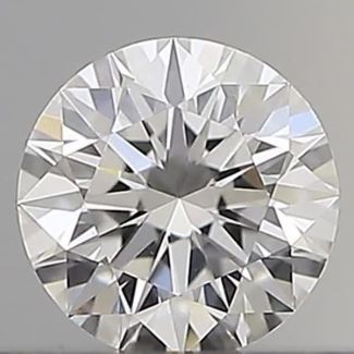 0.26 Carat Round E VVS1 EX GIA Natural Diamond