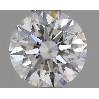 0.43 Carat Round G SI1 EX GIA Natural Diamond