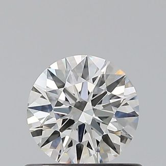 0.55 Carat Round H SI1 EX GIA Natural Diamond