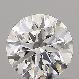 0.34 Carat Round E VVS1 EX GIA Natural Diamond