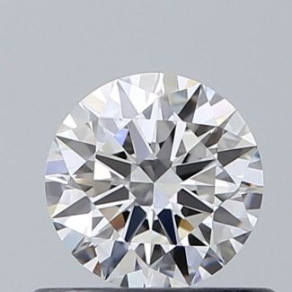 0.5 Carat Round G IF EX VG GIA Natural Diamond