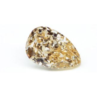 1.31 Carat Pear Fancy Brownish Yellow SI1 - VG GD GIA Natural Diamond