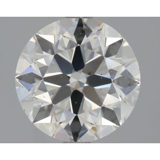 2.5 Carat Round H SI1 EX GIA Natural Diamond