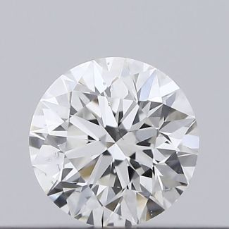 0.19 Carat Round F SI1 EX GIA Natural Diamond