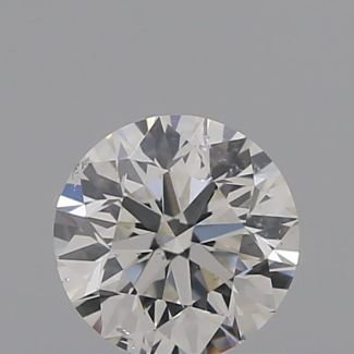 0.30 Carat Round H SI1 GD EX GIA Natural Diamond