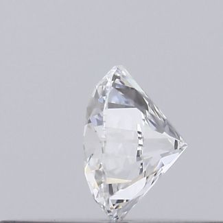 0.18 Carat Round D VVS2 EX GIA Natural Diamond