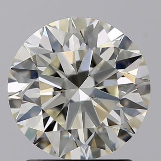 1.48 Carat Round K VS2 EX GIA Natural Diamond