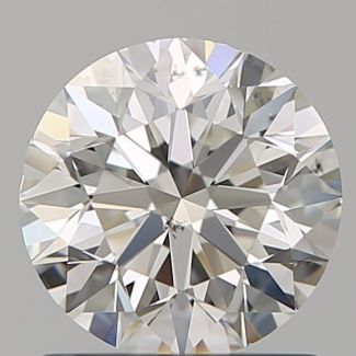 1.00 Carat Round I SI1 EX GIA Natural Diamond