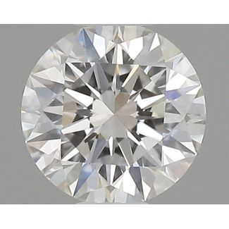 0.31 Carat Round F VS1 EX GIA Natural Diamond