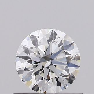 0.5 Carat Round G VS2 EX GIA Natural Diamond