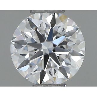 0.36 Carat Round E IF EX GIA Natural Diamond