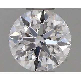 0.33 Carat Round E IF EX GIA Natural Diamond