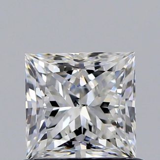 0.70 Carat Princess H SI1 - EX VG GIA Natural Diamond