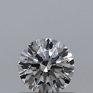 0.50 Carat Round E VS2 EX VG GIA Natural Diamond