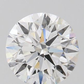 0.9 Carat Round D VVS1 EX VG GIA Natural Diamond