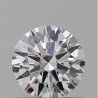 0.56 Carat Round F VS2 EX GIA Natural Diamond