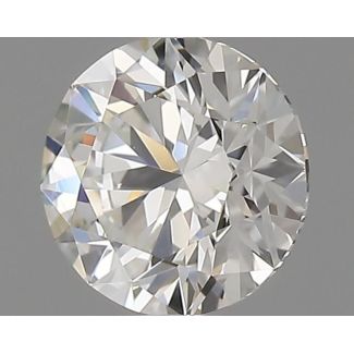 0.46 Carat Round H VVS1 EX GIA Natural Diamond