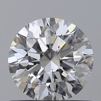 0.62 Carat Round E SI1 EX GIA Natural Diamond