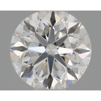 0.4 Carat Round H VS1 VG EX GIA Natural Diamond