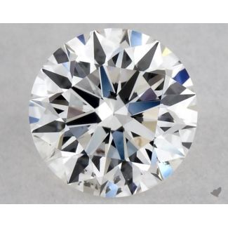 0.50 Carat Round F SI2 EX GIA Natural Diamond