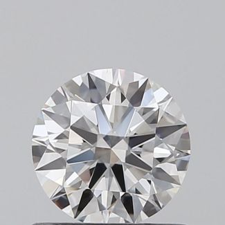 0.6 Carat Round F VVS1 EX GIA Natural Diamond