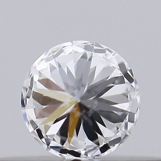 0.15 Carat Round D VVS2 EX GIA Natural Diamond