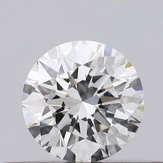 0.26 Carat Round H VVS1 EX GIA Natural Diamond