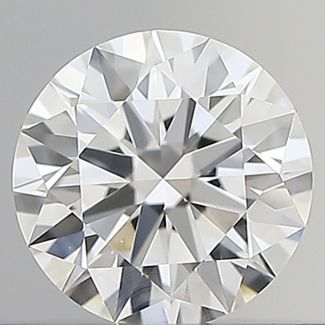 0.44 Carat Round E VS1 EX GIA Natural Diamond