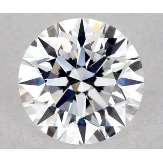 0.6 Carat Round D VVS2 EX GIA Natural Diamond