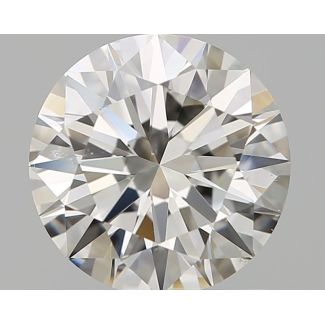 0.90 Carat Round H VS2 EX GIA Natural Diamond