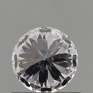 0.50 Carat Round D VS2 EX GIA Natural Diamond