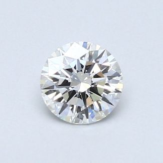 0.45 Carat Round F SI1 EX VG GIA Natural Diamond