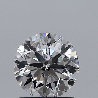 0.94 Carat Round D SI2 EX GIA Natural Diamond