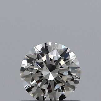 0.51 Carat Round J VS2 EX GIA Natural Diamond