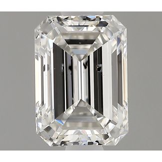 0.64 Carat Emerald G SI2 - EX VG GIA Natural Diamond