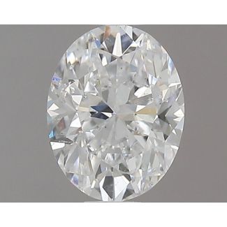 0.6 Carat Oval D SI2 - EX VG GIA Natural Diamond