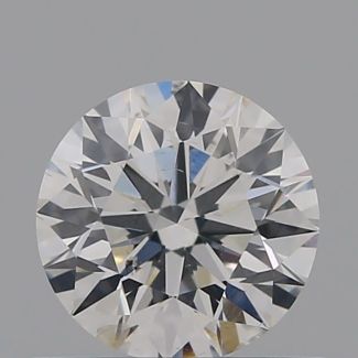 0.51 Carat Round F SI2 EX GIA Natural Diamond