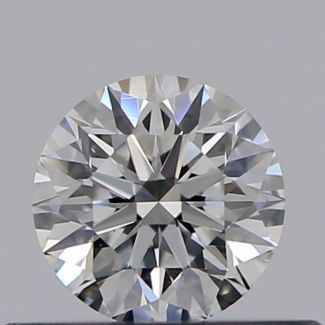 0.33 Carat Round E VS1 EX GIA Natural Diamond