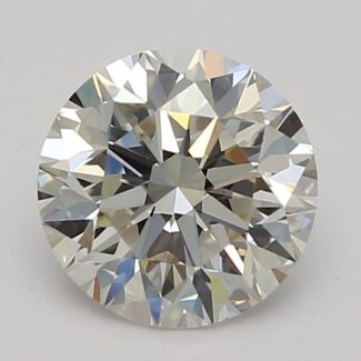 0.70 Carat Round I VVS1 VG EX GIA Natural Diamond