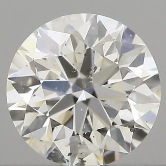 0.57 Carat Round G SI1 EX GIA Natural Diamond