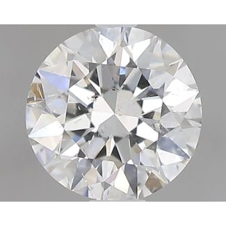 0.51 Carat Round G SI2 EX VG GIA Natural Diamond