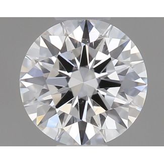 0.31 Carat Round D VS2 EX GIA Natural Diamond